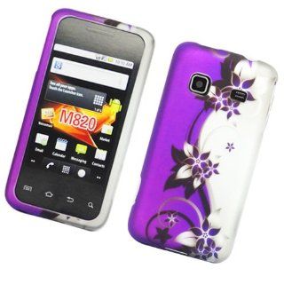 For Samsung Galaxy Precedent SCH M828C Accessory   Purple Vine Design Hard Protective Case Cover + Free Lf Stylus Pen: Cell Phones & Accessories