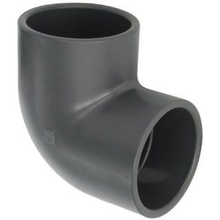 Spears 806 Series PVC Pipe Fitting, 90 Degree Elbow, Schedule 80, 3" Socket Industrial Pipe Fittings