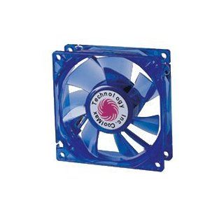Blue Coolmax 120mm UV Crystal LED Cooling Fan, 1500 RPM, 85.64 CFM: Industrial & Scientific