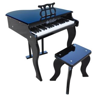 Schoenhut 37 Key Black Elite Baby Grand Piano   Kids Musical Instruments