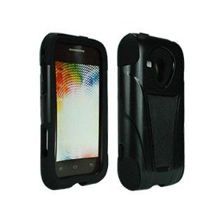 Samsung Galaxy Rush SPH M830 Case Finish: Black / Black: Cell Phones & Accessories