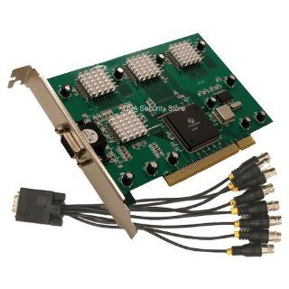 USS808 8 CH Security Surveillance PC PCI DVR Card, Real Time 240FPS Software Included : Digital Surveillance Recorders : Camera & Photo