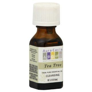 Aura Cacia: Pure Botanical Essence, Tea Tree 0.5 oz : Scented Oils : Beauty