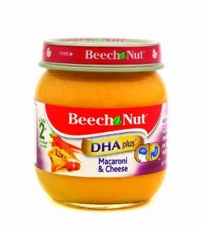 Beech Nut Macaroni & CheeseStage 2 DHA Plus, 4 Ounce Jars (Pack of 12) : Baby Food Dinners : Grocery & Gourmet Food