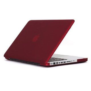 Speck See Thru Satin Case for 13 Inch MacBook Pro Unibody SD Card Slot Compatible (MB13AU SAT RED D): Electronics