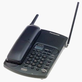 Panasonic KXTC1520 900 MHz Cordless Phone with Answering Device (Black) : Cordless Telephones : Electronics