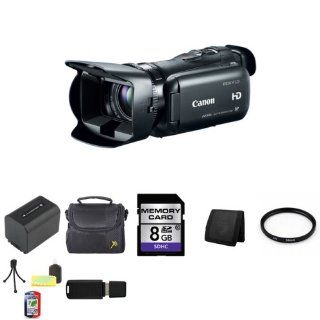 Canon 32GB VIXIA HF G20 Full HD Camcorder HFG20 8063B002 + 58mm UV Filter + Extra BP 819 Battery + 8GB SDHC Class 10 Memory Card + Carrying Case + Memory Wallet + Table Top Tripod, Lens Cleaning Kit, LCD Protector + USB SDHC Reader : Vehicle Audio Video Po