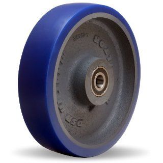 Hamilton W 820 SPB 3/4 8" Diameter x 2" Width Poly Soft Polyurethane (85A) on Cast Iron Wheel with Sealed Precision Ball Bearing, 1200lbs Capacity: Plate Casters: Industrial & Scientific