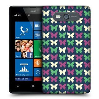 Head Case Designs Butterfly Pattern Bugged Life Design Back Case For Nokia Lumia 820: Cell Phones & Accessories