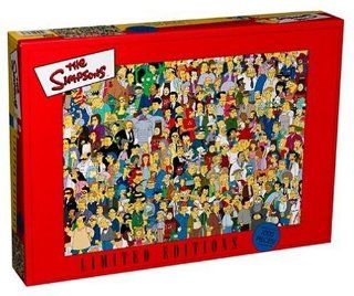 The Simpson's Limited Editions 1000pc Puzzle: A Montage of Charaters: Toys & Games