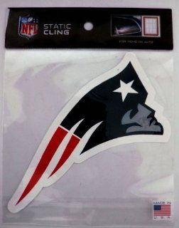 Diecutstaticling New England Patriots 5 1/4 Inch Die Cut Static Cling From Rico Nfl Fan National Football League American Game Decoration Accessories : Sports Fan Automotive Decals : Sports & Outdoors