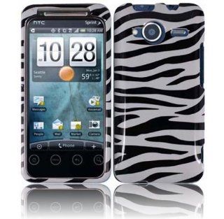 Zebra Stripe Hard Cover Case for HTC EVO Shift 4G Cell Phones & Accessories