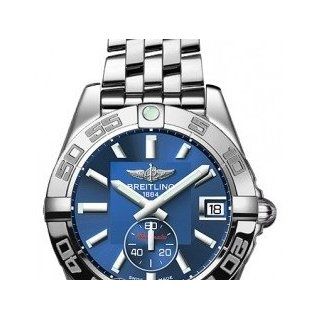 Breitling Galactic 36 Blue Dial Stainless Steel Mens Watch A3733012 C824SS: Breitling: Watches