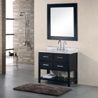 Design Element London 36 in. Single Bathroom Vanity Set   Single Sink Bathroom Vanities