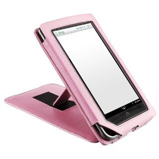 CommonByte Pink Leather Stand Case Cover For Barnes & Noble Nook Color  Players & Accessories