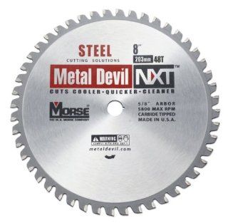 MK Morse CSM848NSC Metal Devil Circular Saw Blade, Steel Cutting, 48 Tooth, 8 Inch    