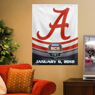 NCAA Alabama Crimson Tide 27'' x 37'' 2012 BCS National Championship Game Vertical Flag : Business Card Holders : Office Products