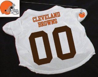 Officially Licensed by the NFL   Cleveland Browns Dog Football Jersey   X Large (XL)  Pet Shirts 