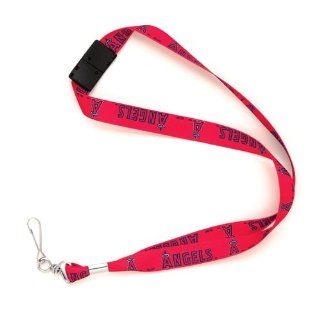 MLB Los Angeles Angels of Anaheim Red MLB Event Lanyard : Sports Related Key Chains : Sports & Outdoors