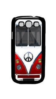 Retro Hippie Peace Mini Van (red)   Samsung Galaxy S3 I9300 Case Rare Cell Phones & Accessories