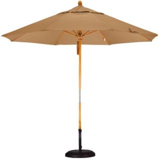 California Umbrella 9 ft. Wood and Fiberglass Pacifica Market Umbrella   Commercial Patio Furniture