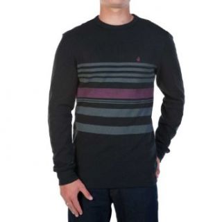 Volcom Think Thermal Shirt   Long Sleeve   Men's Black, M at  Mens Clothing store