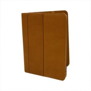 Piel Leather iPad Flip Case   Saddle   iPad and Tablet Cases