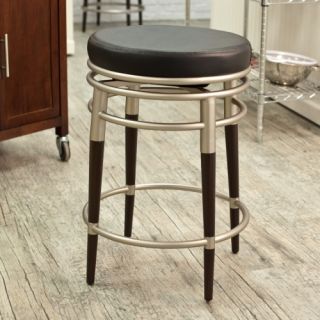Hillsdale Salem 27 in. Backless Swivel Counter Stool   Bar Stools