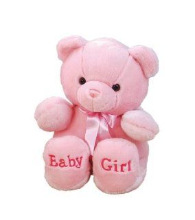 Aurora Plush Baby 36 inches  Comfy Pink Baby Girl Bear: Toys & Games