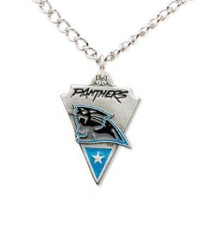 Carolina Panthers Chain Necklace & Pewter Pendant   NFL Football Fan Shop Sports Team Merchandise : Sports & Outdoors