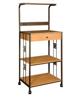 Home Source Microwave Cart   Kitchen Islands and Carts
