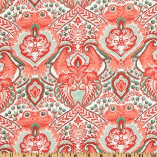 44'' Wide Prince Charming Frog Prince Coral Fabric By The Yard