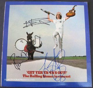 The Rolling Stones Autographed Album "Get Your Ya Ya's Out": Entertainment Collectibles