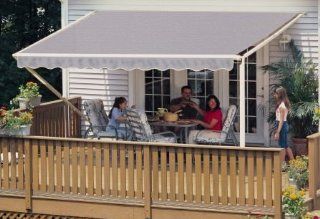 12FT SunSetter Slate Gray 900XT Retractable Awning : Patio Awnings : Patio, Lawn & Garden