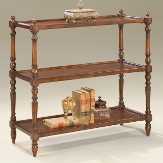 Butler 3 Tier Console Table   Plantation Cherry   Console Tables