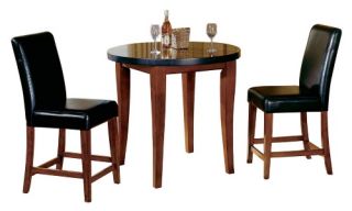 Steve Silver Montibello 3 Piece Granite Top Counter Height Pub/Dining Table Set   Pub Tables