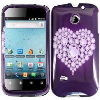 Diamond Design Hard Case Cover for Straighttalk Huawei Ascend 2 II M865C: Cell Phones & Accessories