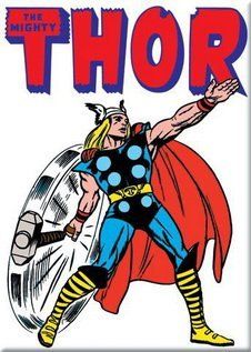Marvel Comics The Mighty Thor Magnet 29921MV: Refrigerator Magnets: Kitchen & Dining
