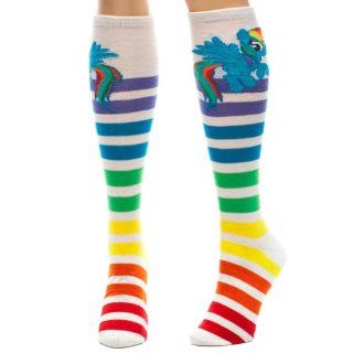 My Little Pony Dash Striped Knee High Socks   Multi Colored   One Size: Sports & Outdoors