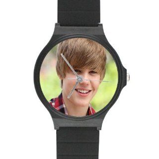 Custom Justin Bieber Watches Black Plastic High Quality Watch WXW 846: Watches