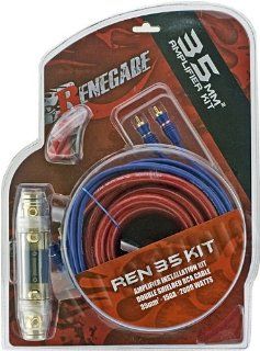Renegade 1/0 Gauge Amp Wiring Kit : Vehicle Amplifier Wire And Wiring Kits : Car Electronics
