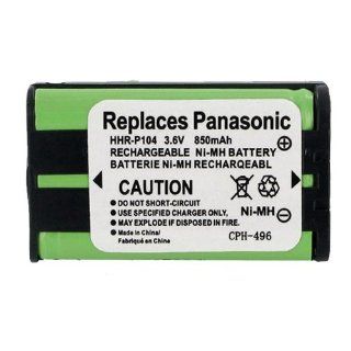 Panasonic KX TG2335 Cordless Phone Battery 3.6 Volt, Ni MH 850mAh   Replacement For PANASONIC HHR P104 Electronics