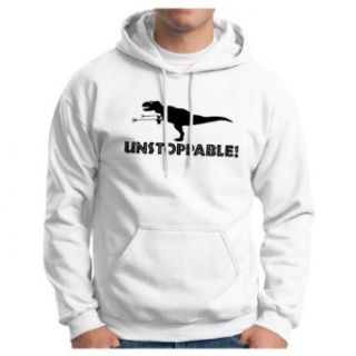 Unstoppable T Rex with Grabber Claws Hoodie Sweatshirt: Clothing
