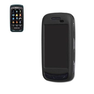 New Fashionable Perfect Fit Hard Protector Skin Cover Cell Phone Case for Samsung Impression SGH A877 AT&T   Black: Cell Phones & Accessories