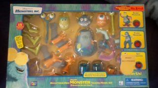 Disney Pixar Monster Inc.   Deluxe Build Your Own Monster Talking Model Kit: Toys & Games