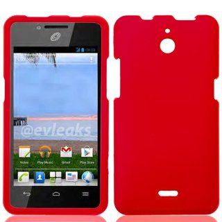 [ManiaGear] Red Rubberized Shield Hard Case for Huawei Ascend Plus H881C + Stylus Pen (TracFone/StraightTalk/Net 10): Cell Phones & Accessories