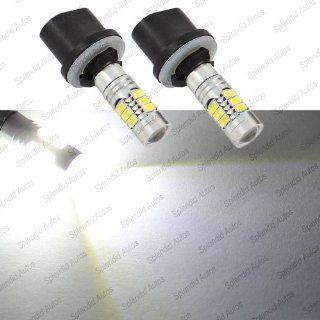 7W High Power Xenon White 880 881 LED Bulbs For Car Fog Lights (2 Pieces) Automotive