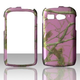2D Pink Camo Tree Real Mossy Kyocera Hydro C5170 Boosts Mobile & Cricket Case Cover Hard Phone Case Snap on Cover Rubberized Touch Protector Cases: Cell Phones & Accessories