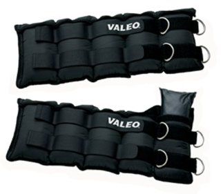 Valeo AW20 Adjustable Ankle / Wrist Weights (10 Pounds Each, 20 Pound Total) : Sports & Outdoors