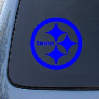 PITTSBURGH STEELERS   Football Superbowl   Vinyl Car Decal Sticker #1817  Vinyl Color: Blue: Automotive